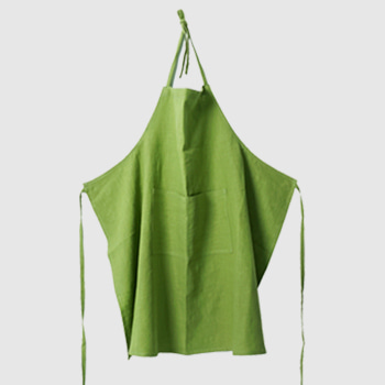 APRON-WASHED LINEN, LIME